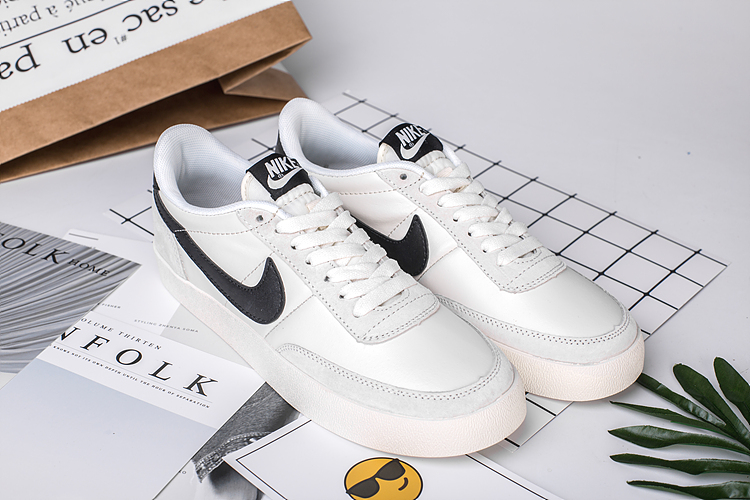 Women Nike Killshot 2 Leather White Black Grey Shoes - Click Image to Close